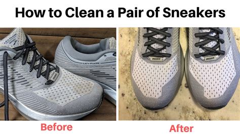 brooks running shoes cleaning instructions.